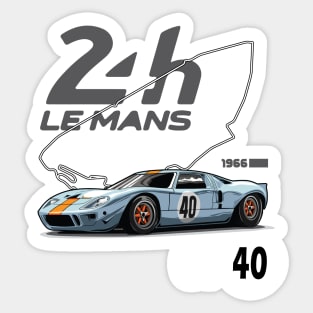 Le mans GT40 mk1 Sticker